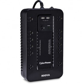 CyberPower ST900U Standby UPS System, 900VA/500W, 12 Outlets