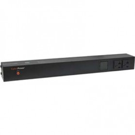 CyberPower PDU20MT2F10R 20A Metered PDU 1U 12 Out 5-20R 120V 2F / 10R Out L5-20P 15FT Cord