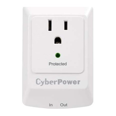 CyberPower CSP100TW Pro Surge Protector 1 Outlet 900J EMI/RFI RJ11