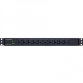 CyberPower PDU30BT10F10R 30A Basic PDU 1U 20 Out 5-20R 120V 10F/10R Out L5-30P 12FT Cord