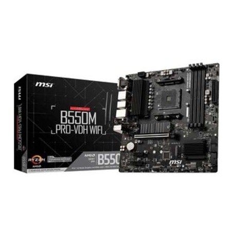 MSI B550MPROVCWIFI PRO B550M-VC WIFI AM4 M-ATX Motherboard