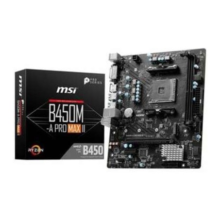 MSI B450MAPROMAXII B450M-A Pro Max II MATX/AM4/DDR4/64GB