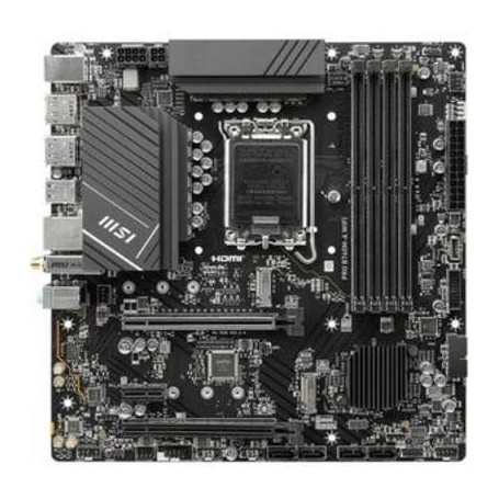 MSI B760MAWIFI MB Pro SOCKET1700 MAX128GB DDR5 PCIE MATX