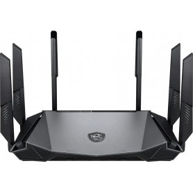 MSI RADIXAX6600 WiFi 6 Tri-Band Gaming Router AI QoS 1.8GHz Quad-Core Processor