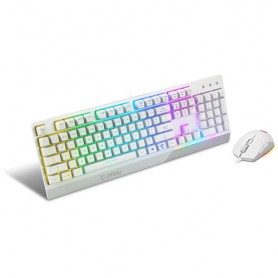MSI (VIGORGK30CW) KB Vigor GK30 Combo White Keyboard and Mouse (GK30 White+GM11 White