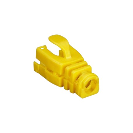 Black Box FMT722-SO-50PAK 50-Pack Snap-On Snagless Cableboot Yellow