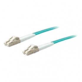 AddOn ADD-LC-LC-3M5OM4 3M Lomm OM4 Fiber Optic Male LC/LC 50/125 Duplex Aqua Cable