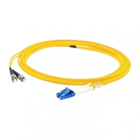 AddOn ADD-ST-LC-8M9SMF 8M Single-Mode Fiber SMF 9/125 Duplex St/LC OS1 Yellow Patch Cable