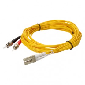 AddOn ADD-ST-LC-2M6MMF 2M Fibre MMF LC/St 62.5 OM1 Duplex Orange Patch Cable