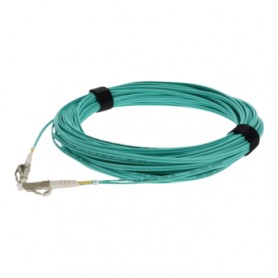 AddOn ADD-LC-LC-20M5OM4 20M Lomm OM4 Fiber Optic Male LC/LC 50/125 Duplex Aqua Cable