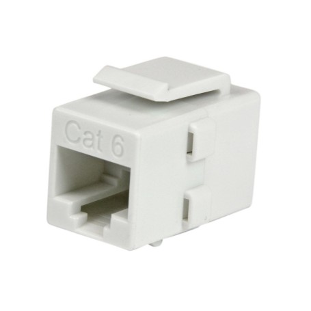 StarTech.com C6KEYCOUPLWH CAT6 RJ45 Coupler White RJ45 Keystone Jack F/F