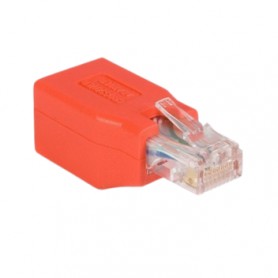 StarTech.com C6CROSSOVER Gigabit CAT6 Ethernet Crossover Adapter - Red Network Cable