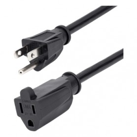 StarTech.com PAC10120 20 ft Power Cord Extension - NEMA 5-15R to NEMA 5-15P