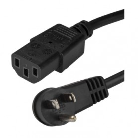 StarTech.com PXTR10115 15 ft Power Cord - Right-Angle NEMA 5-15P to C13