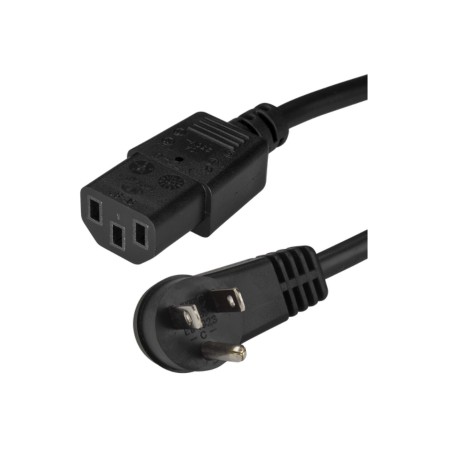 StarTech.com PXTR10115 15 ft Power Cord - Right-Angle NEMA 5-15P to C13