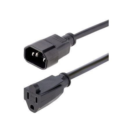Startech.com 1415R-3F-POWER-CORD 3ft (1m) Power Extension Cord
