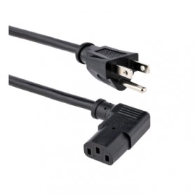 StarTech.com PXT101L 6 ft Standard Computer Power Cord -5-15P to Right Angle C13