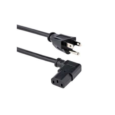 StarTech.com PXT101L 6 ft Standard Computer Power Cord -5-15P to Right Angle C13