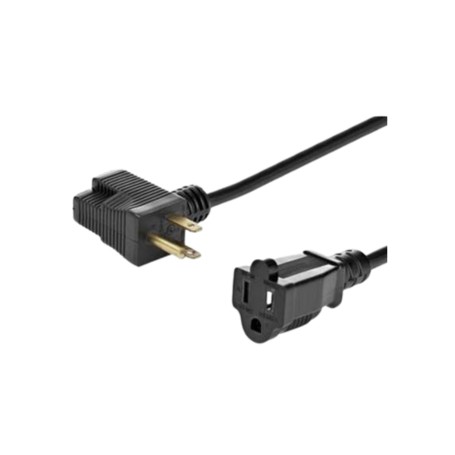 StarTech.com PAC102 12"Outlet Saver Extension Cord - NEMA 5-15P to 2x NEMA 5-15R