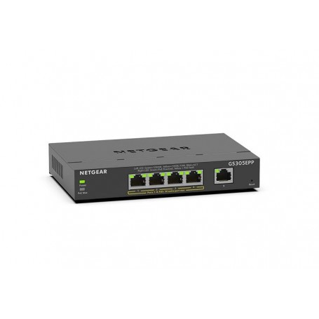 Netgear GS305EPP-100NAS 5-Port Gigabit PoE+ Compliant Managed Switch