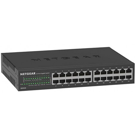 NETGEAR GS324-200NAS 24-Port Gigabit Ethernet Unmanaged Switch