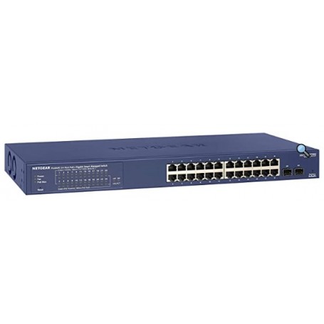 NETGEARGS724TP-300NAS  26-Port PoE Gigabit Ethernet Smart Switch