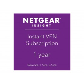 Netgear NPVNY1L10-10000S Insight Instant VPN Subscription License - 10 License - 1 Year