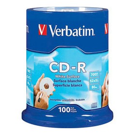 Verbatim 94712 CD-R 700MB Surface Recordable Compact Disc