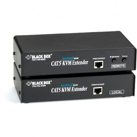 Black Box ACU1028A ServSwitch KVM (VGA/PS/2/Audio/Serial) over CAT5 Dual-Access Extender Kit