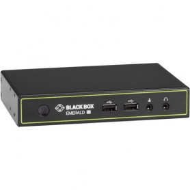 Black Box EMD2000SE-R DVI KVM-Over-IP Matrix Switch RX Full HD DVI USB 2.0 Serial Audio