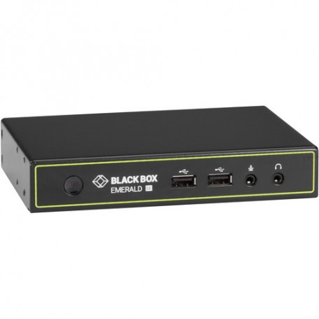 Black Box EMD2000SE-R DVI KVM-Over-IP Matrix Switch RX Full HD DVI USB 2.0 Serial Audio