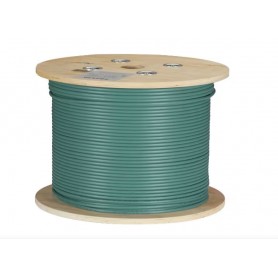 Black Box C6ABC51S-GN-1000 Bulk 1000FT CAT6A Green SHLD F/UTP Plenum Cable 500MHz