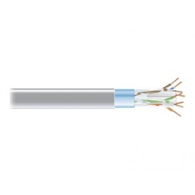 Black Box EVNSL0612A-1000 1000FT CAT6 Shielded 400-MHz Solid Bulk Cable (STP) Plenum - Gray