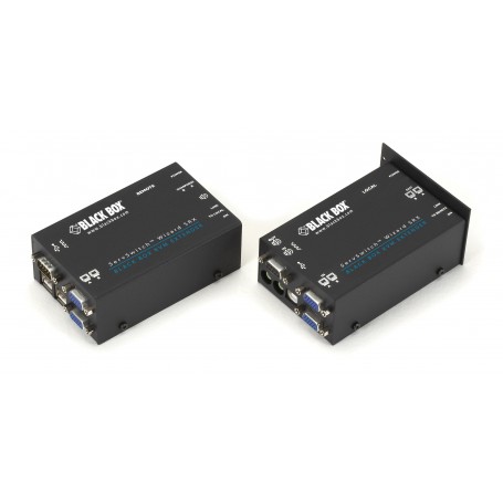 Black Box ACU3209A ServSwitch Micro KVM Dual-VGAPS2 over 2 CATx Dual-Access Extender Kit