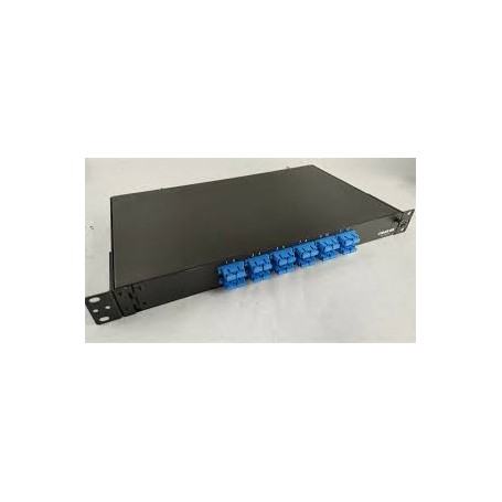 Black Box JPM375A-R2 Rackmount Fiber Panel Loaded - patch panel  1U  19 23
