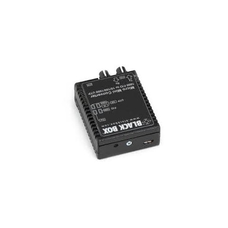 Black Box LMC4004A Gigabit Ethernet Single Mode Micro Mini Media Converter