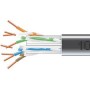 Black Box EYN867B-PB-1000 GigaTrue Cat6 550MHz Solid Ethernet Bulk Cable - CMP Plenum (1000', Orange)