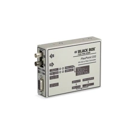 Black Box ME660A-MST FlexPoint RS-232 to Fiber Converter - media converter