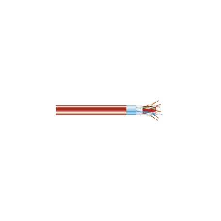 "Black Box C6ABC50S-BK-1000 CAT6A Black Shielded Bulk Cable - 1000ft in packaging"