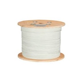 "Black Box C6ABC50S-STR-WH-1000 CAT6A Stranded UTP 650MHz Bulk Cable, White - Premium CAT6A bulk cable for 10G networking applic