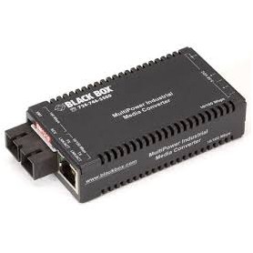 Black Box LIC022A-R3 Fast Ethernet to Fiber Industrial Media Converter