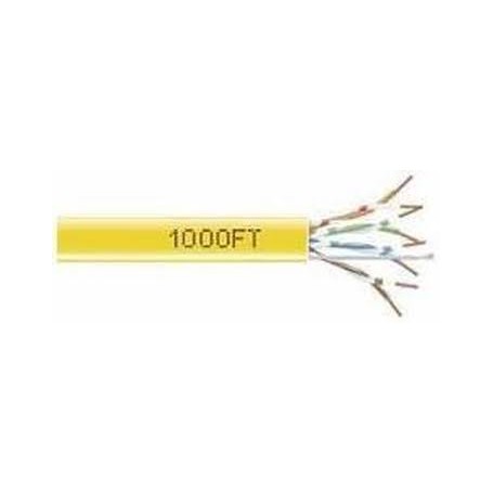 Black Box EYN854A-PB-1000 GigaBase 350 CAT5e Solid Bulk Cable - Yellow