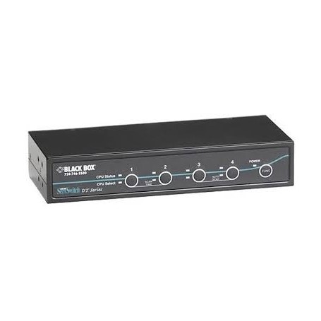 Black Box KV9614A Desktop Switch, DVI-D with Emulated Keyboard Mouse