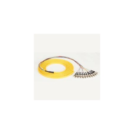 Black Box FOPT50S1-LC-12YL-3 OS2 9-Micron Single-Mode Fiber Optic Pigtail