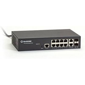 Black Box LGB1110A Gigabit Ethernet Managed Switch - switch - 10 ports - managed - rack-mountable