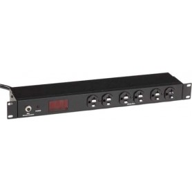 Black Box PDUMH14-S15-120V Metered Rackmount PDU with Front and Rear Outlets - power distribution strip