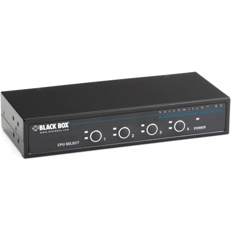 Black Box KV9004A KVM Switch for PS/2 Servers and Consoles, 4-Port