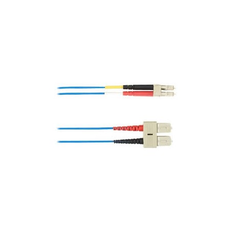 Black Box FOCMRSM-007M-SCLC-YL SC-LC PVC Fiber Optic Cable