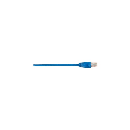 Black Box CAT6PC-015-BL-10PAK 10-pack 25FT CAT6 Blue Molded Boot Stranded Patch Cable Value Line