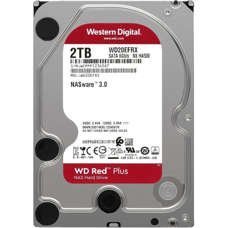 Western Digital 2TB WD Red Plus NAS Internal Hard Drive HDD